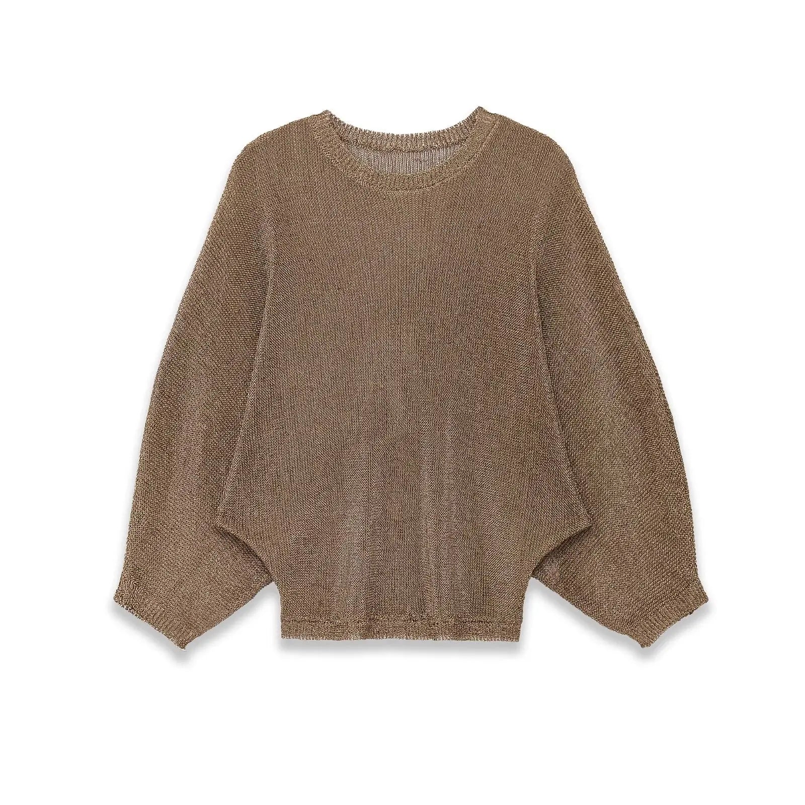 Gold knit jacket