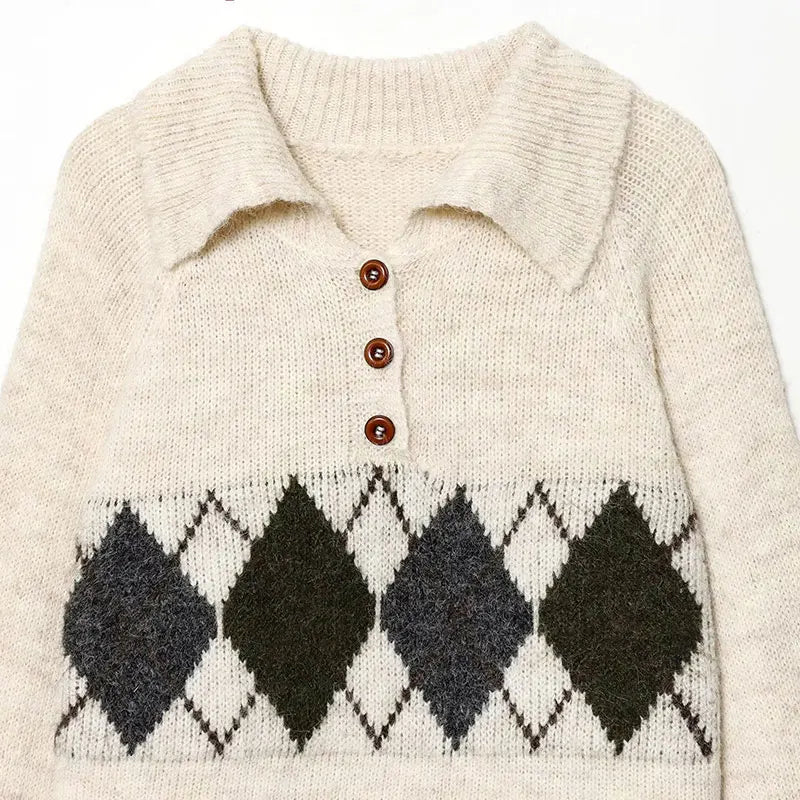 Jersey Patrón de Diamante