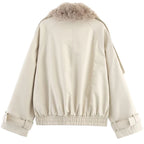 Short waterproof trench coat