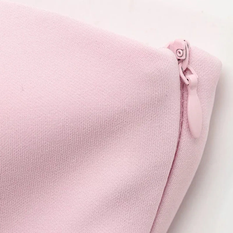 Top Women Summer Y2k Women's Corset Tube Short Top fashion Zipper Strapless Elegant Woman Top Street Style Sexy Cute Casual Tops