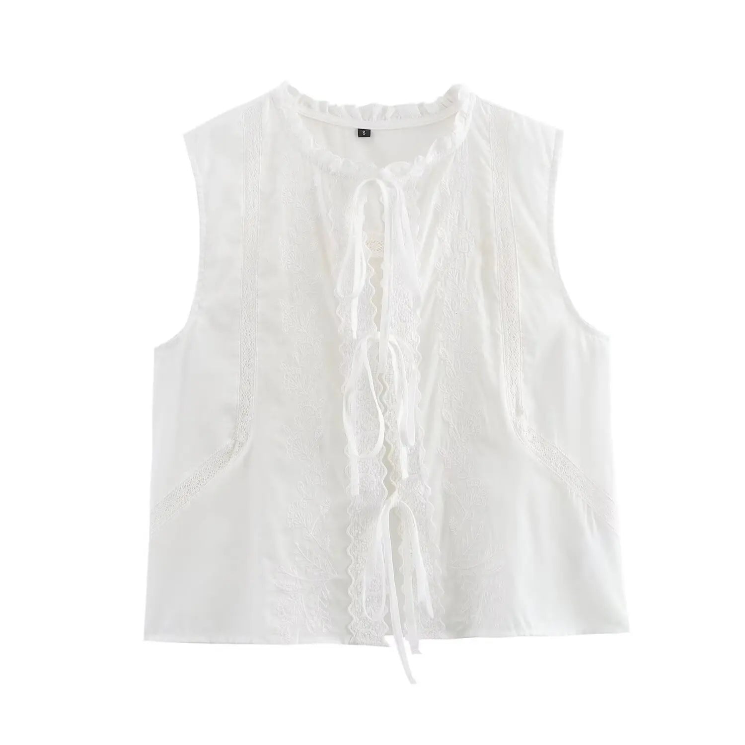 Chaleco Bordado sin mangas