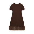 Vestido mini bodycon de punto