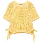 Suéter de mujer de punto corto