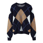 Printed knit jumper