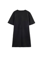Vestido con Remache Corto