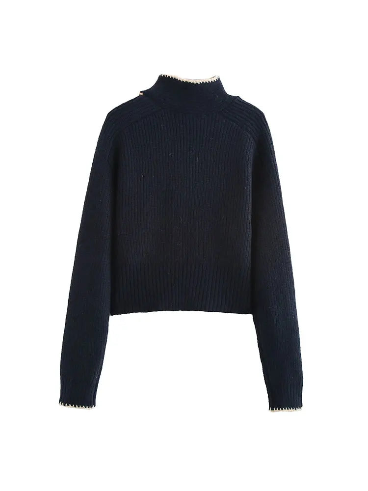 Jersey de punto con lazo