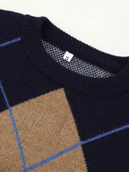 Printed knit jumper