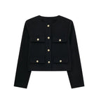 Chaqueta corta de traje con detalle reversible