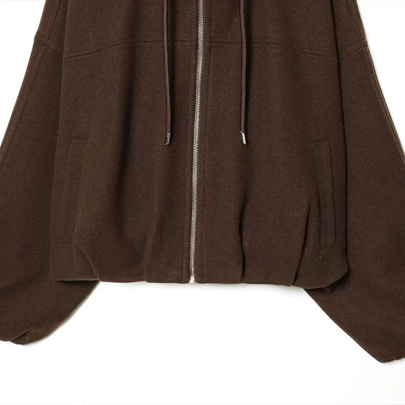 Chaqueta con capucha Y2k