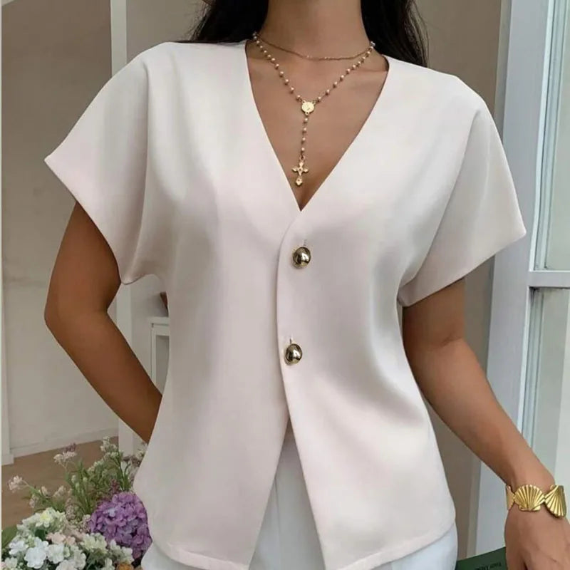 Cardigan For Women Knitwears Summer Y2k Sweater Cardigan Short -Sleeved Button Top Female Chic Korean Fashion Office Casual Top