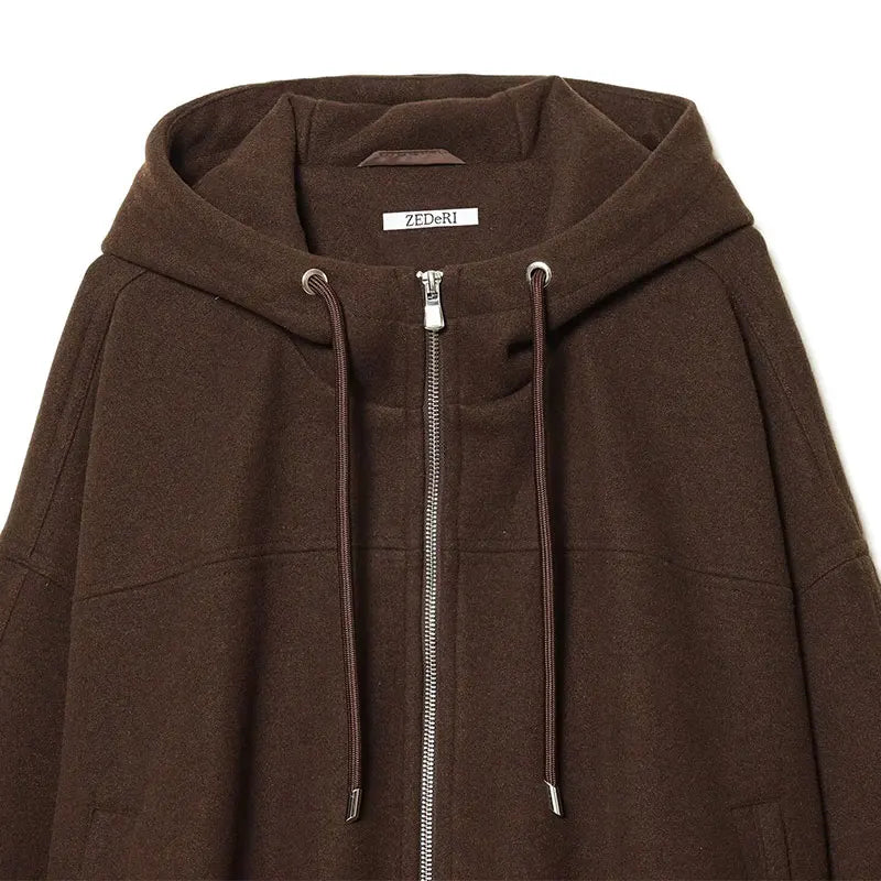 Chaqueta con capucha Y2k