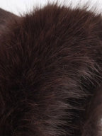 Loose-knit fur sweaters