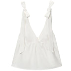 Conjunto top de tirantes con lazo