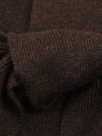 Brown cardigan sweater