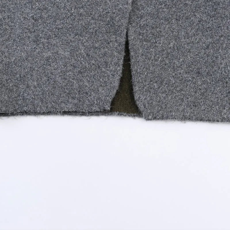 Cárdigan de punto de moda de color liso