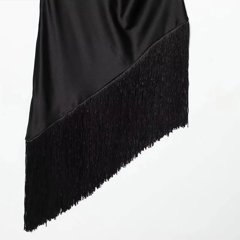 Vestido Dobladillo Asimétrico